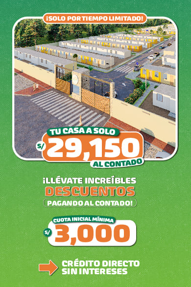 Tu casa propia desde S/29,150